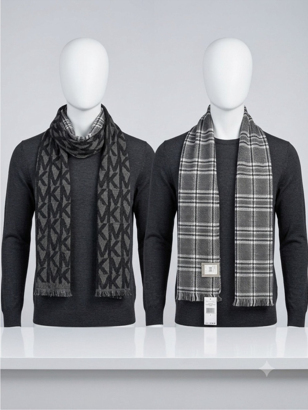 NWT Reversible Unisex
Michael Kors Plaid Yarn Dye
Scarf